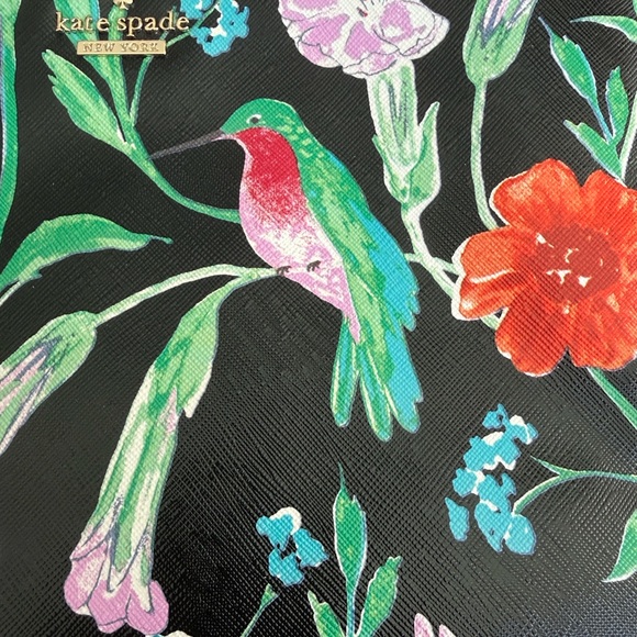 Kate Spade Black Floral Crossbody Bag - Picture 3 of 8
